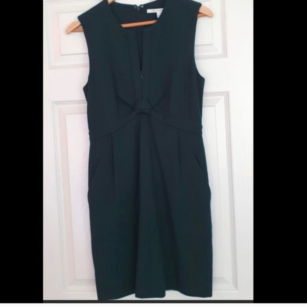 Diane Von Furstenberg Savri Dress in Forest Green 8